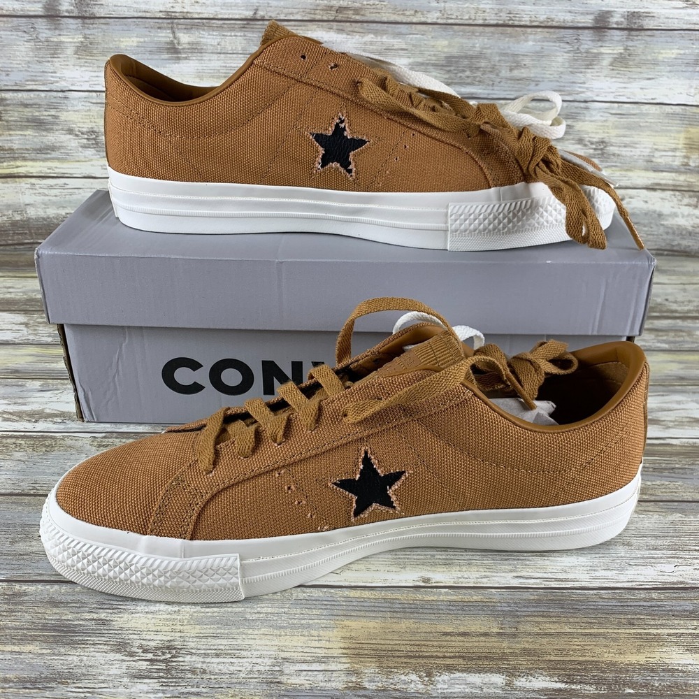 Converse Shoes Mens 9.5 Brown Raw Sugar One Star Pro‎ Skate 90's Street Y2K NEW